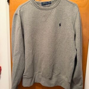 Polo by Ralph Lauren Men's Crewneck Sweater in Gray